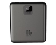 CANYON PB-2008 LED 20000 mAh PD100W QC3.0 Ciemnoszary CNE-CPB2008DG - 1283209 - zdjęcie 5